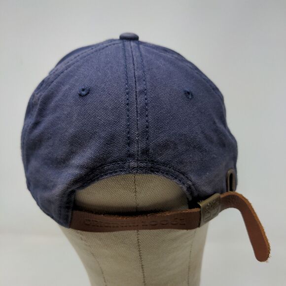 Timberland Men's Slideback Hat Blue Patch Logo 100% Cotton Original 10061 - Picture 7 of 12